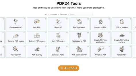 PDF24 Tools: Công cụ PDF trực tuyến miễn phí và dễ sử dụng.